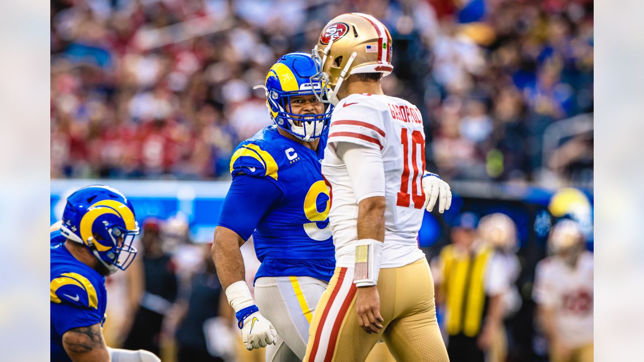 Los Angeles Rams Face 'No Pressure At All' With Outside Doubters - Aaron  Donald Says - Sports Illustrated LA Rams News, Analysis and More