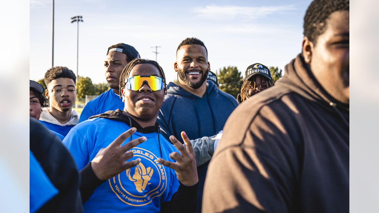 Aaron Donald hosts football camp for local youth at Dymally High