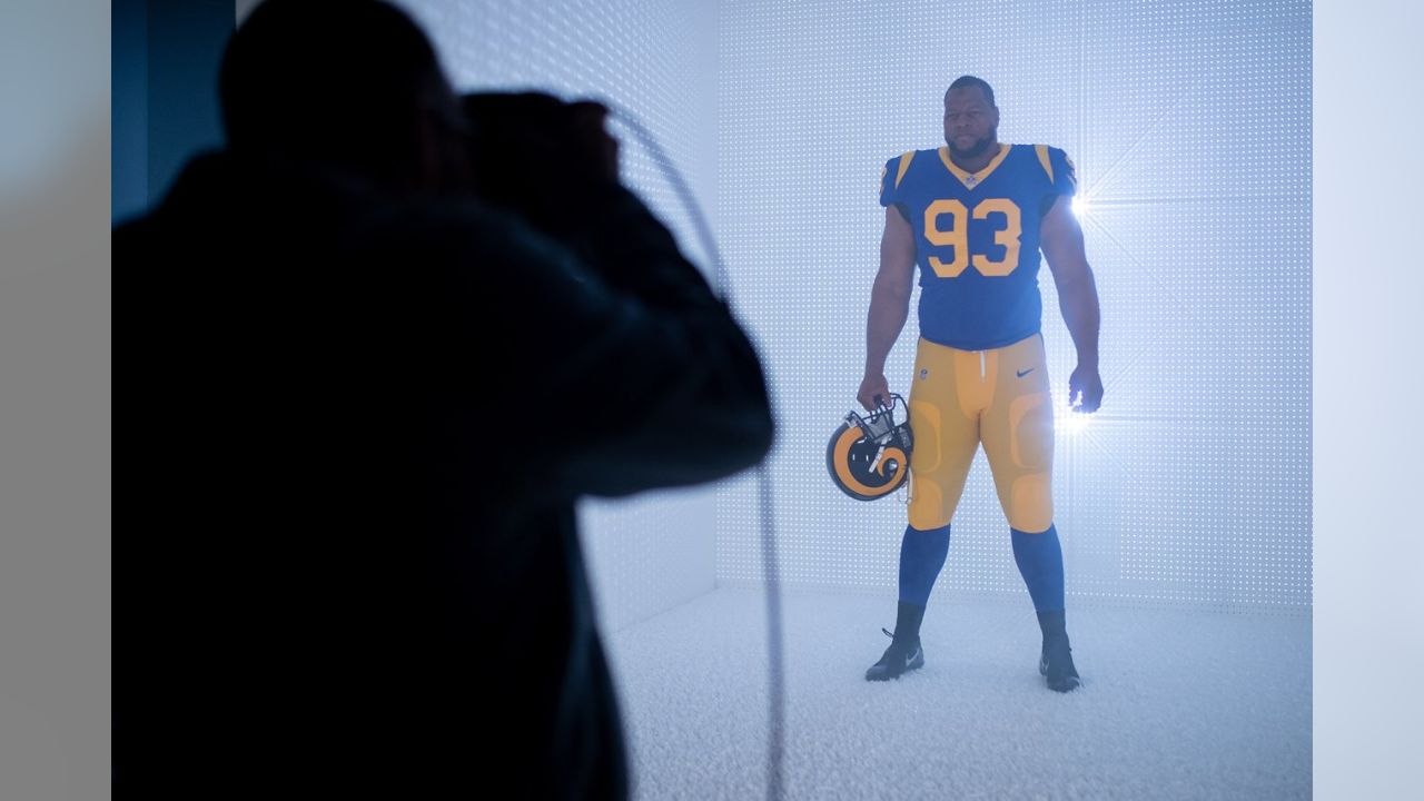 Los Angeles Rams - 󾟹 Uniform Alert 󾟹 In the days of the Fearsome  Foursome, the Rams used to wear white on white so this is a modern nod back  to our history in the