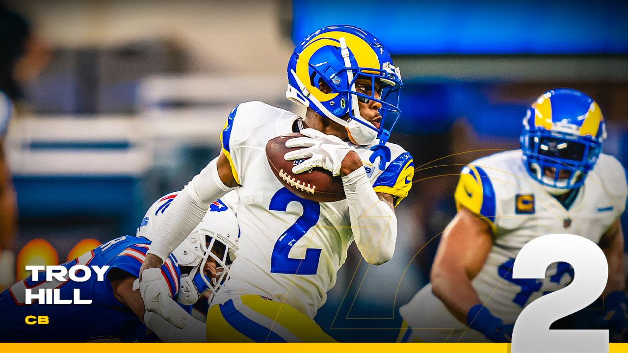 Safety (4) Jordan Fuller of the Los Angeles Rams warms up before playing  against the San Francisco 49ers in an NFL football game, Monday, Oct. 3,  2022, in Santa Clara, Calif. 49ers