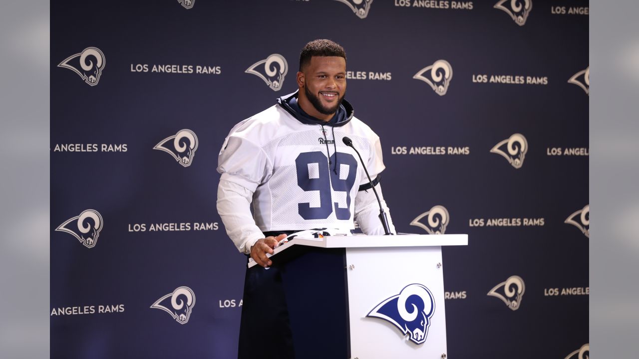 Report: Aaron Donald filed retirement letter with Rams before working out  new contract