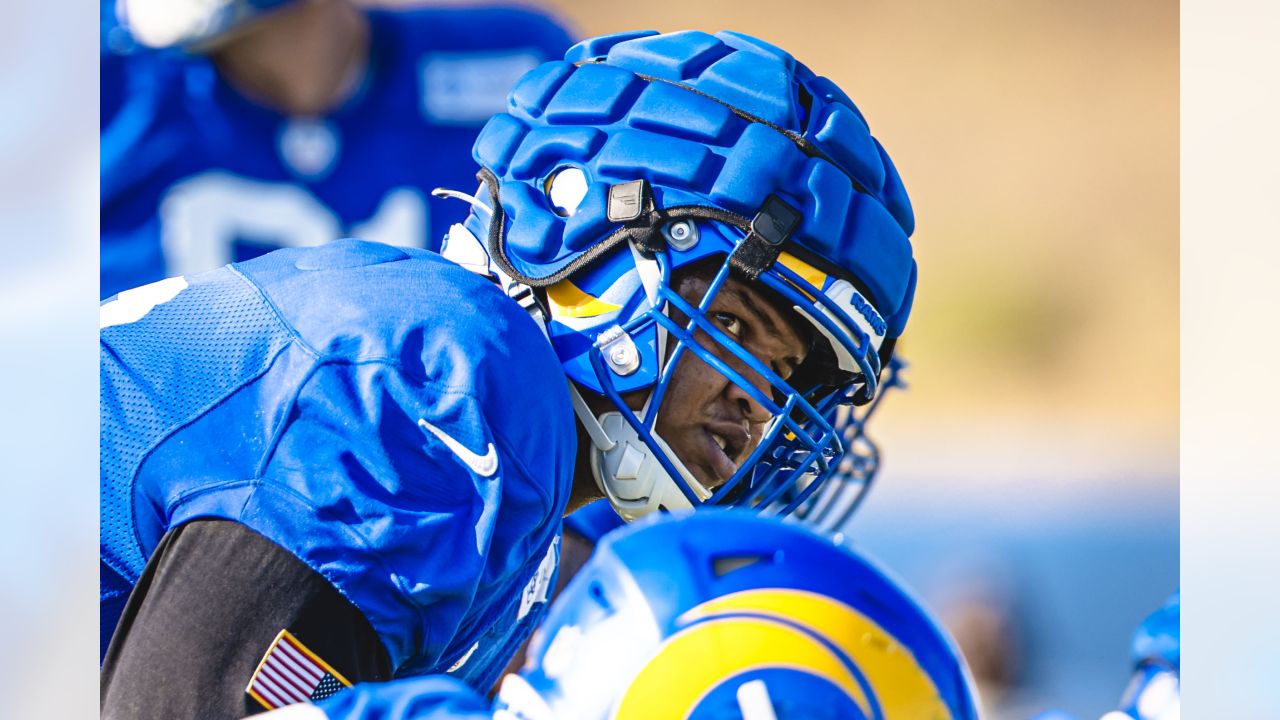 All blue tonight for the @rams #uniswag