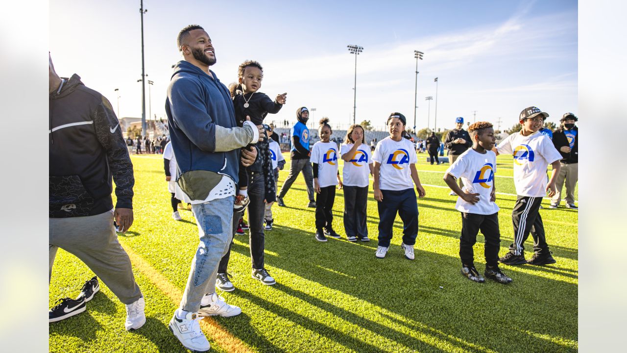 Aaron Donald hosts football camp for local youth at Dymally High