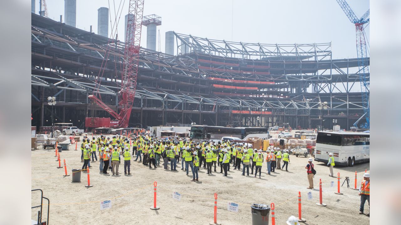 Rams Chargers LA Stadium Construction Update 9.7.19 