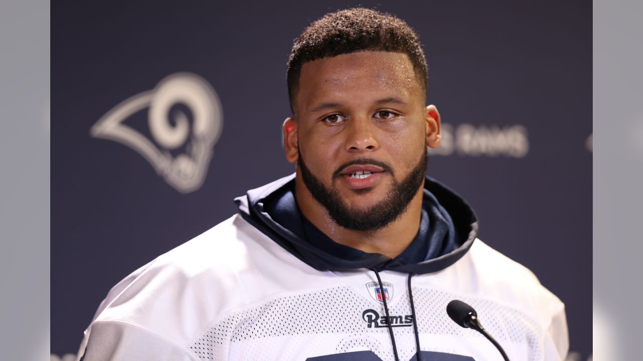 Aaron Donald fuels retirement talk in tearful interview after winning Super  Bowl - Irish Mirror Online