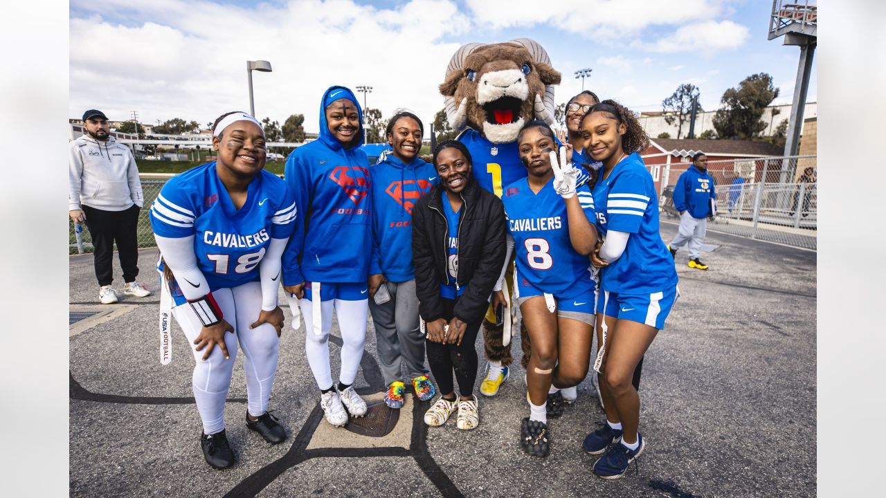 Rams and Chargers Unveil Jerseys for Girls Flag Football League – Los  Angeles Sentinel