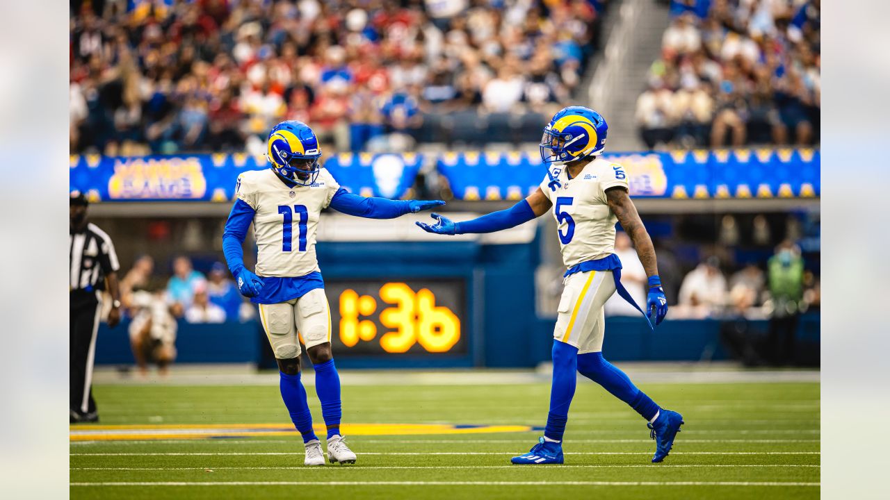 Stafford throws 3 TD passes, Rams edge Goff's Lions 28-19