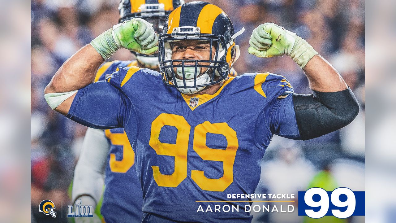 aaron donald super bowl 53 stats