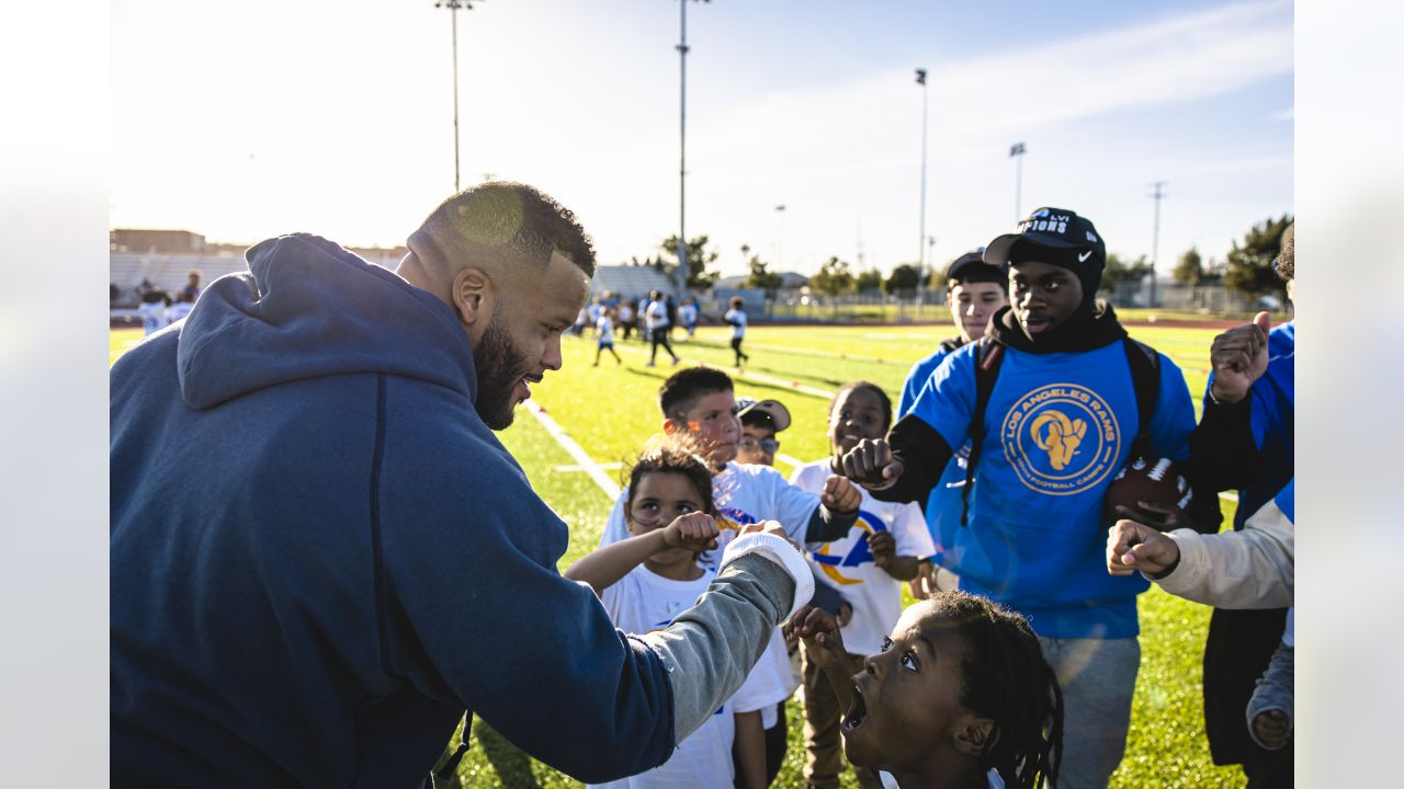 Aaron Donald hosts football camp for local youth at Dymally High