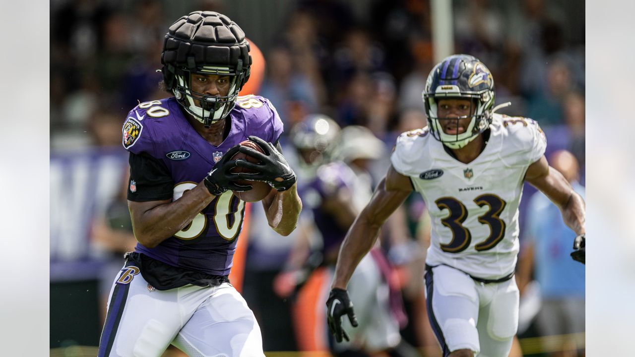 Cleveland Browns cornerback Greedy Williams (26) tackles Baltimore Ravens  wide receiver Devin Duvernay (13) during the first half of an NFL football  game, Sunday, Dec. 12, 2021, in Cleveland. (AP Photo/Ron Schwane