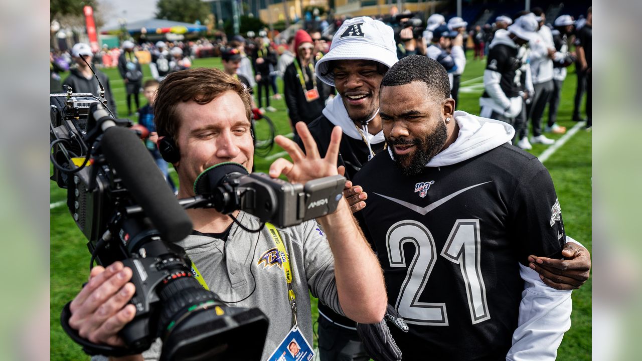 Video: Mark Ingram Hyped to Interview 'L Freaky' Lamar Jackson