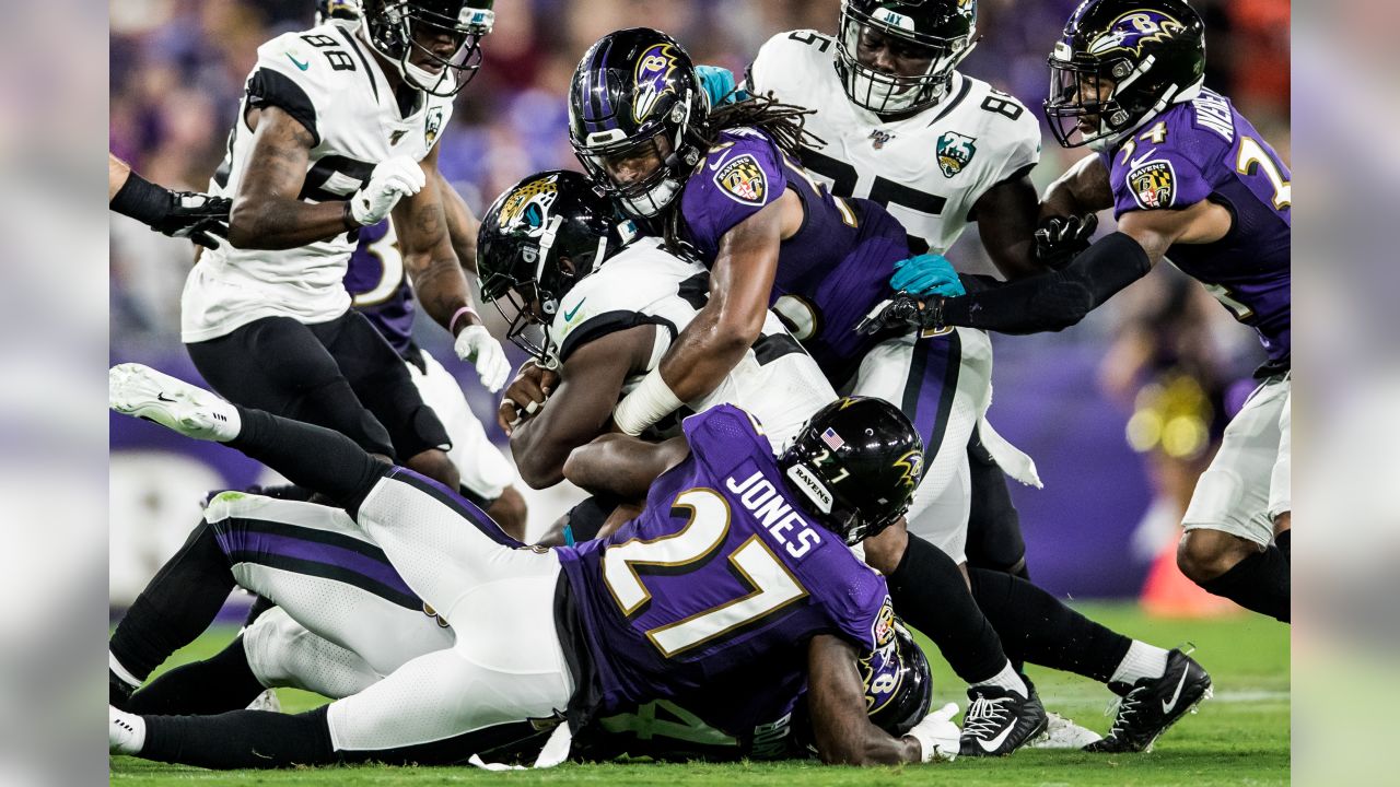 Jackson, Ravens' defense combine for 29-0 win over Jaguars