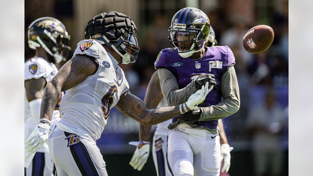 Ravens FB Patrick Ricard, ILB Roquan Smith show off punt catching skills at  2023 Pro Bowl Games