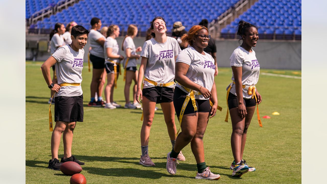 BALTIMORE RAVENS & UNDER ARMOUR PARTNER TO CREATE HIGH SCHOOL GIRLS FLAG  FOOTBALL