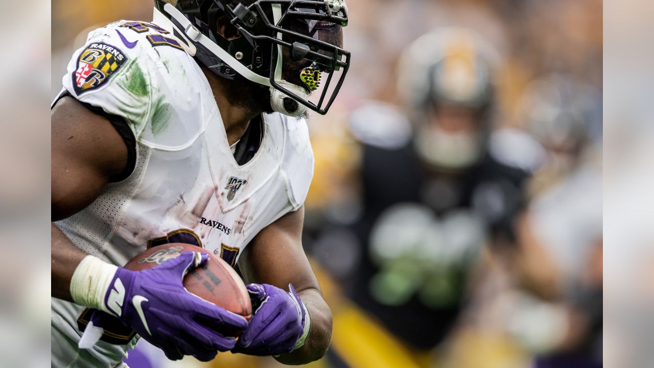 The Pittsburgh Steelers logo is seen on a helmet on the field before an NFL  football game against the Baltimore Ravens at Heinz Field, Sunday, Dec. 5,  2021 in Pittsburgh. (Winslow Townson/AP