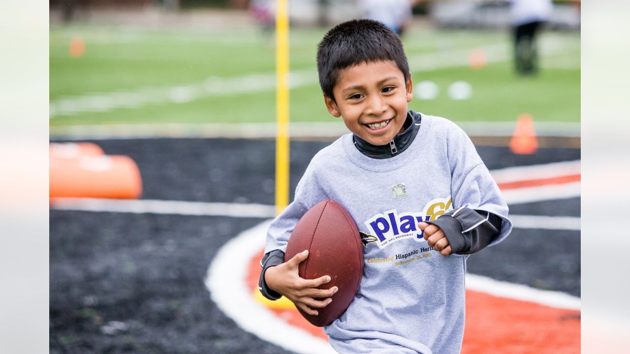 Ravens events held for school football, Hispanic Heritage Month