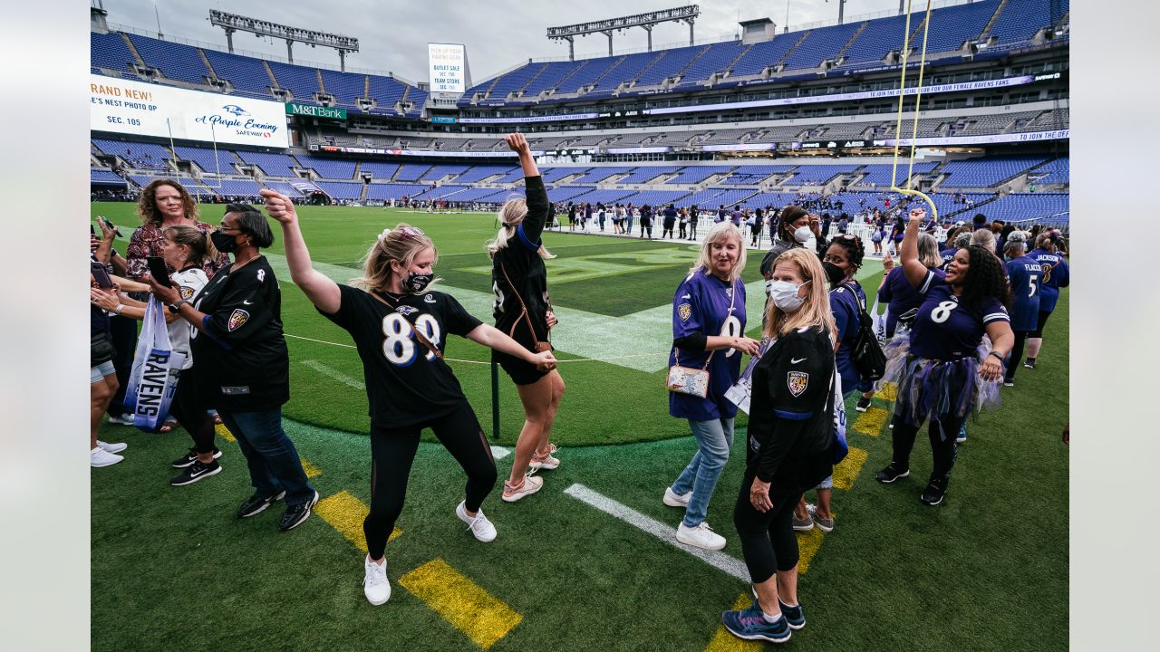 Women gather for night of football and Baltimore Ravens for 'A Purple  Evening' at M&T Bank Stadium 