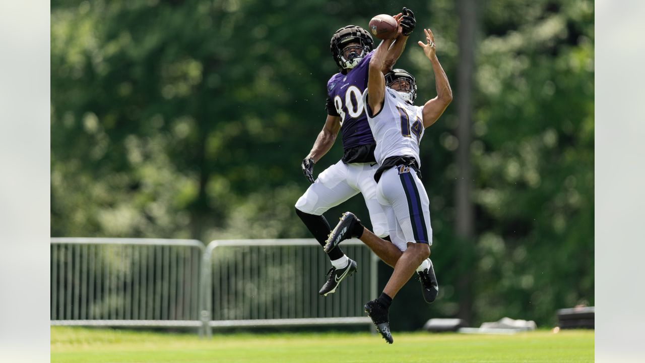 Baltimore Ravens wide receiver Devin Duvernay (13) pictured during an NFL  football game against the Miami Dolphins, Sunday, Sept. 18, 2022 in  Baltimore. (AP Photo/Daniel Kucin Jr Stock Photo - Alamy