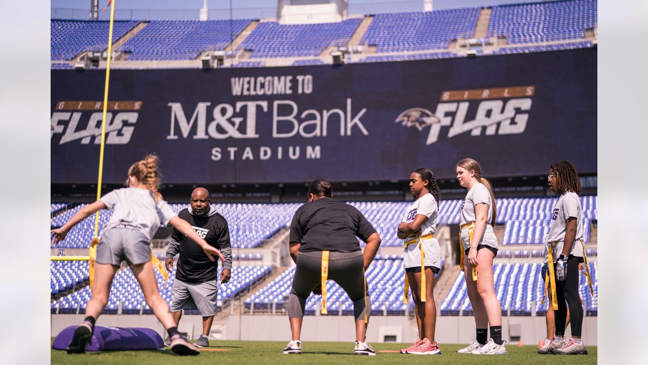 Photos: FCPS Girls Flag Football Players at Ravens' Practice Facility, High School Sports