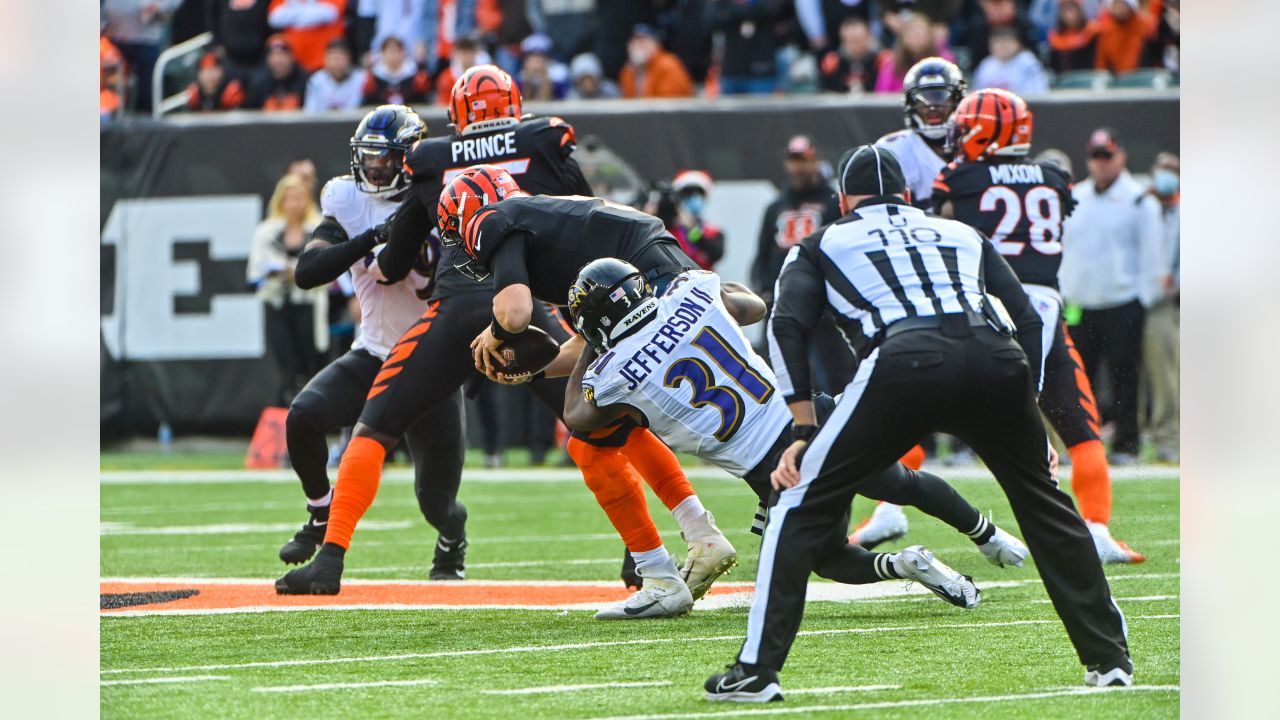 Ravens V Bengals, WK16 NFL 2021, A.Hall