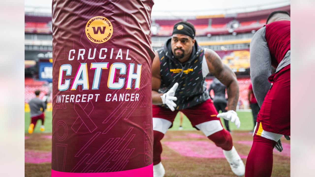 Washington Commanders crucial catch intercept cancer your fight is