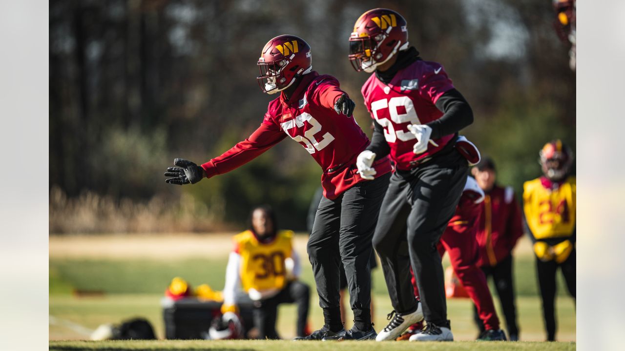 Washington Commanders running back Jonathan Williams (41) runs