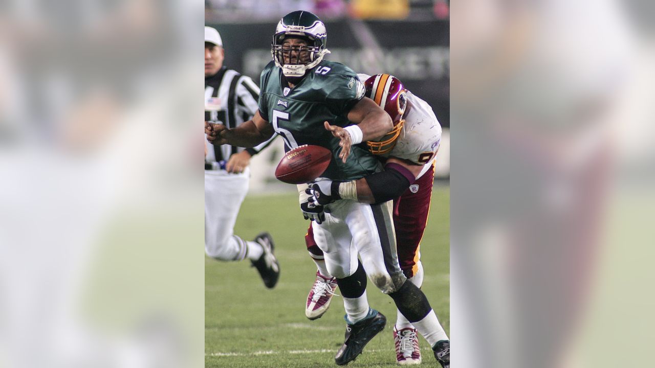 Sonny Jurgensen, quarterback of the Philadelphia Eagles is shown