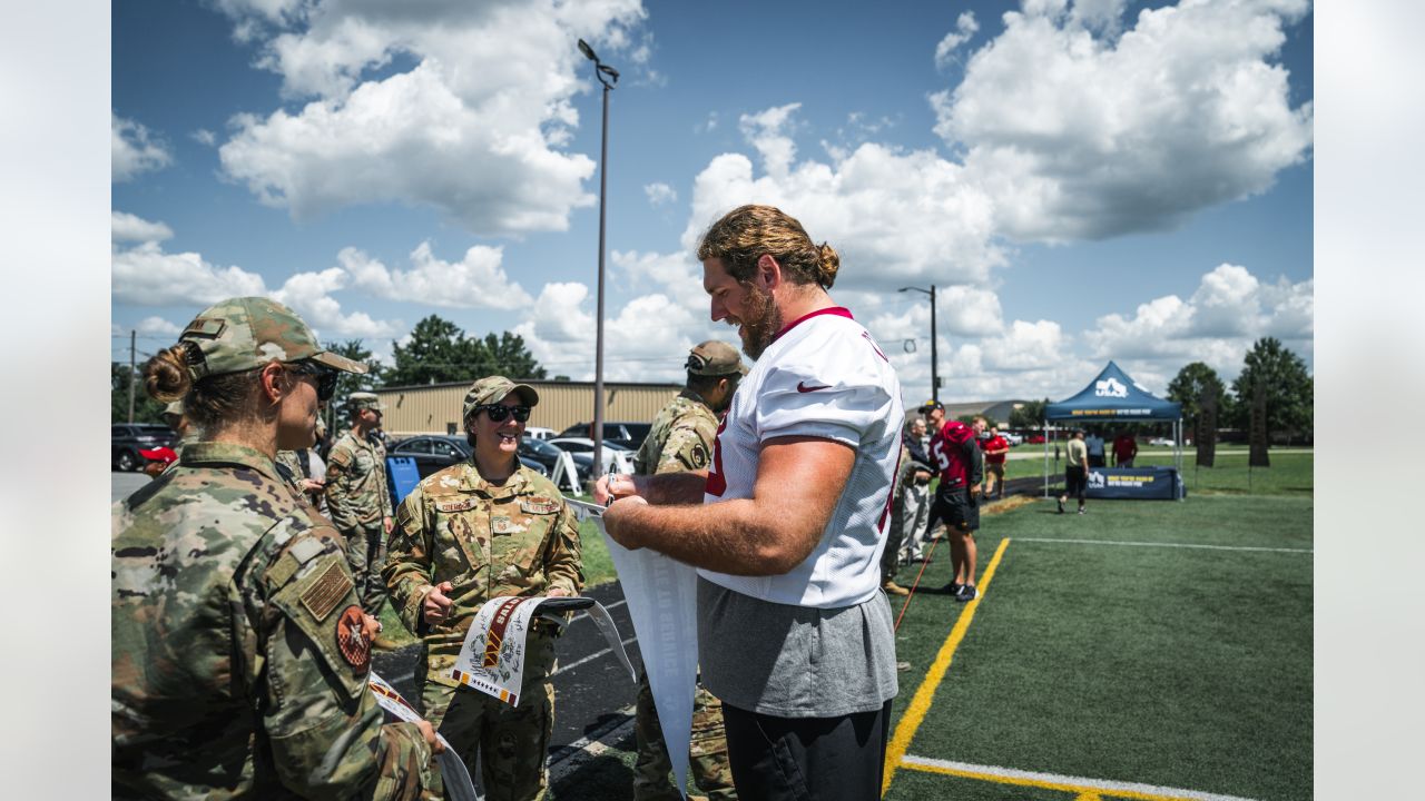 Earlier this week we held another @NFL #SaluteToService Boot Camp with the  Washington @Commanders, where active duty military were invited…