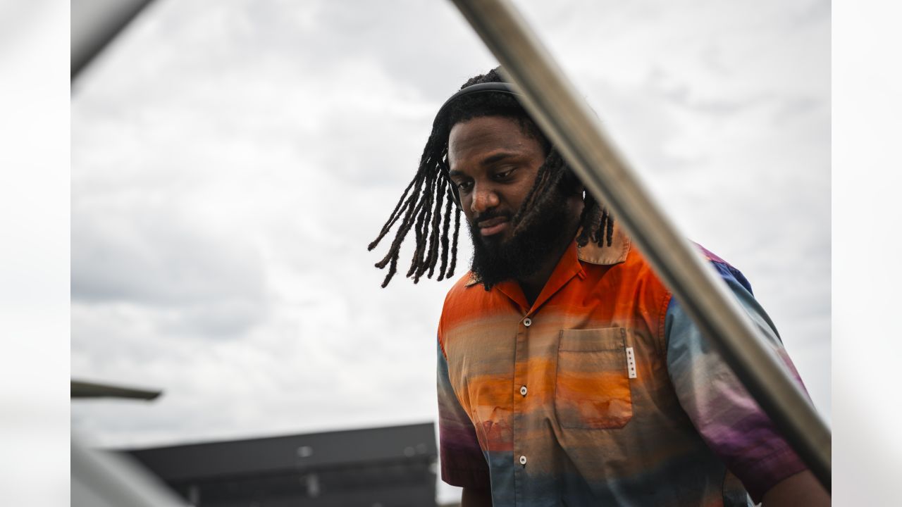 Washington Commanders cornerback Benjamin St-Juste (25) is introduced  before an NFL football game against the Arizona Cardinals, Sunday, Sept.  10, 2023, in Landover, Md. (AP Photo/Alex Brandon Stock Photo - Alamy