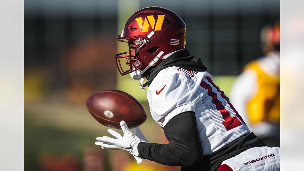 Washington Commanders running back Jonathan Williams (41) runs