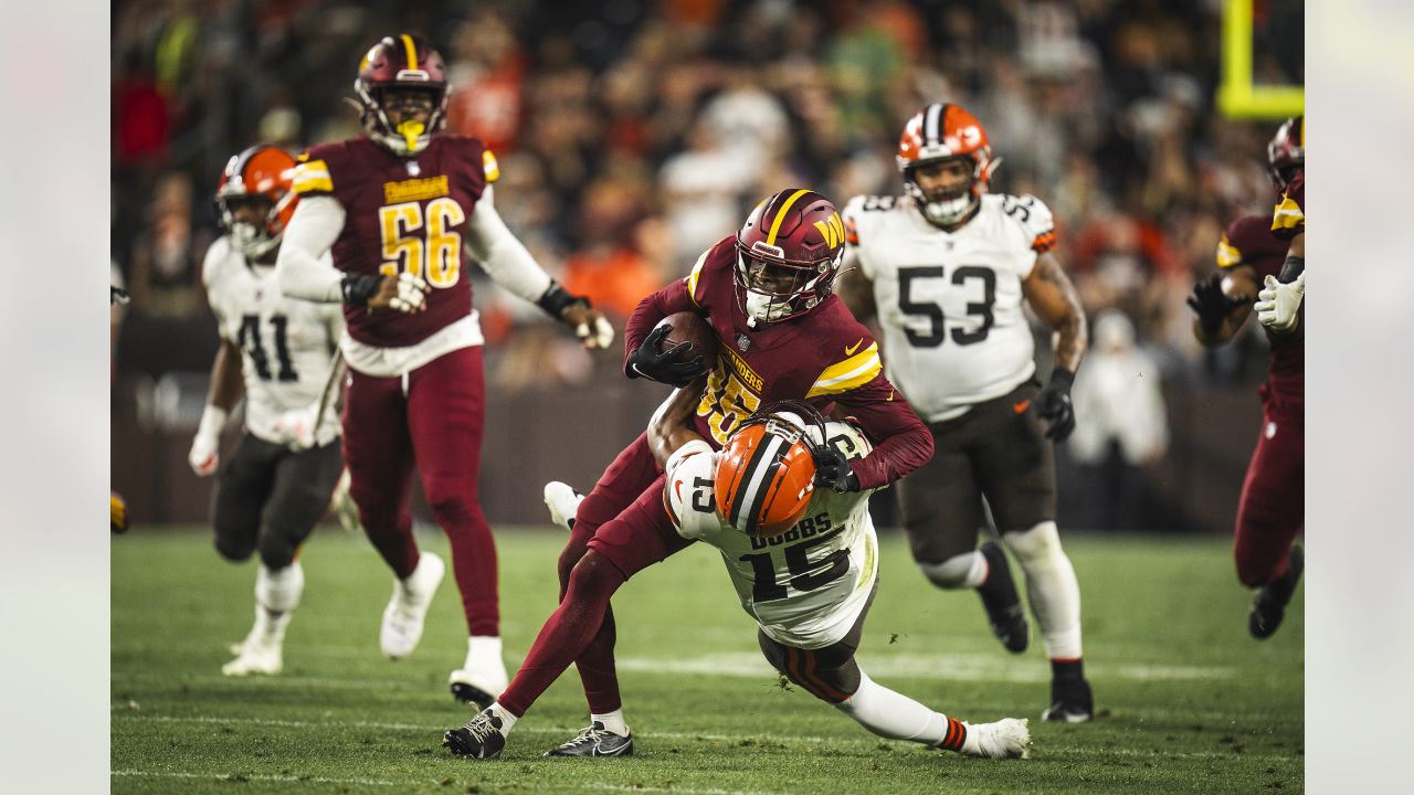 The Washington Football Team loses to the Cleveland Browns 34-20 in a  sloppy, turnover-filled game - Hogs Haven