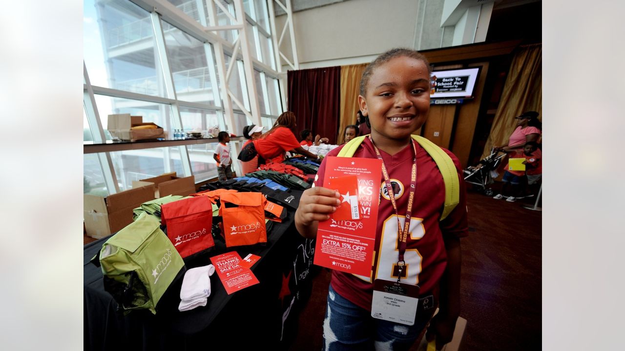 Washington Redskins Charitable Foundation Holds Second Annual Back To  School Fair