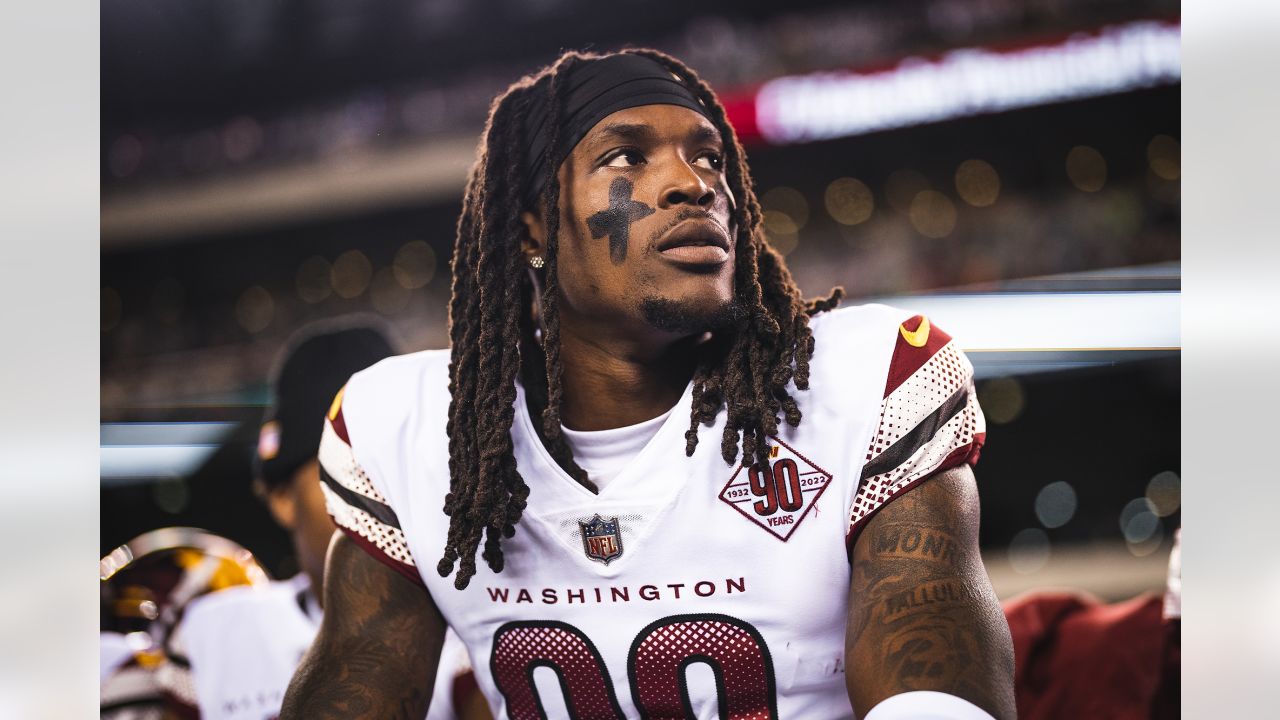 Washington Commanders safety Darrick Forrest (22) defends against the New  York Giants during an NFL football game Sunday, Dec. 4, 2022, in East  Rutherford, N.J. (AP Photo/Adam Hunger Stock Photo - Alamy