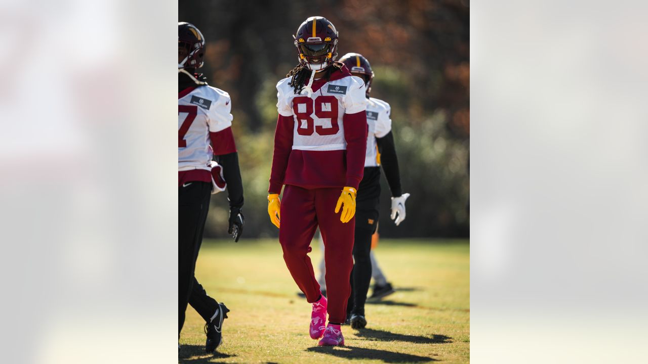 Washington Commanders running back Jonathan Williams (41) runs