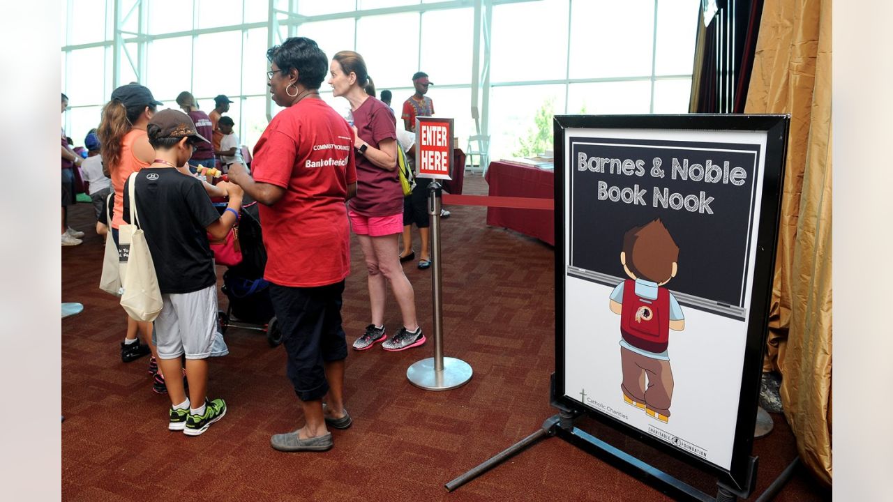 Washington Redskins Charitable Foundation Holds Second Annual Back To  School Fair