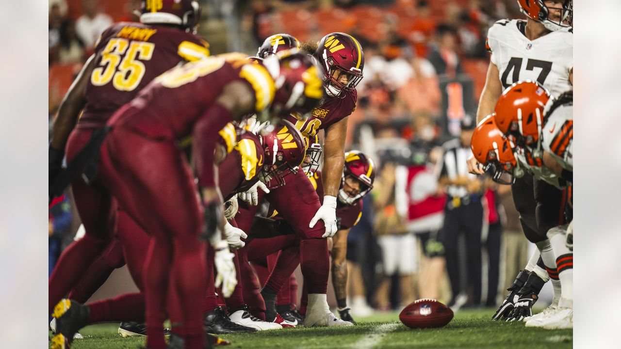 PHOTOS: Images from the Commanders' preseason win over the Browns