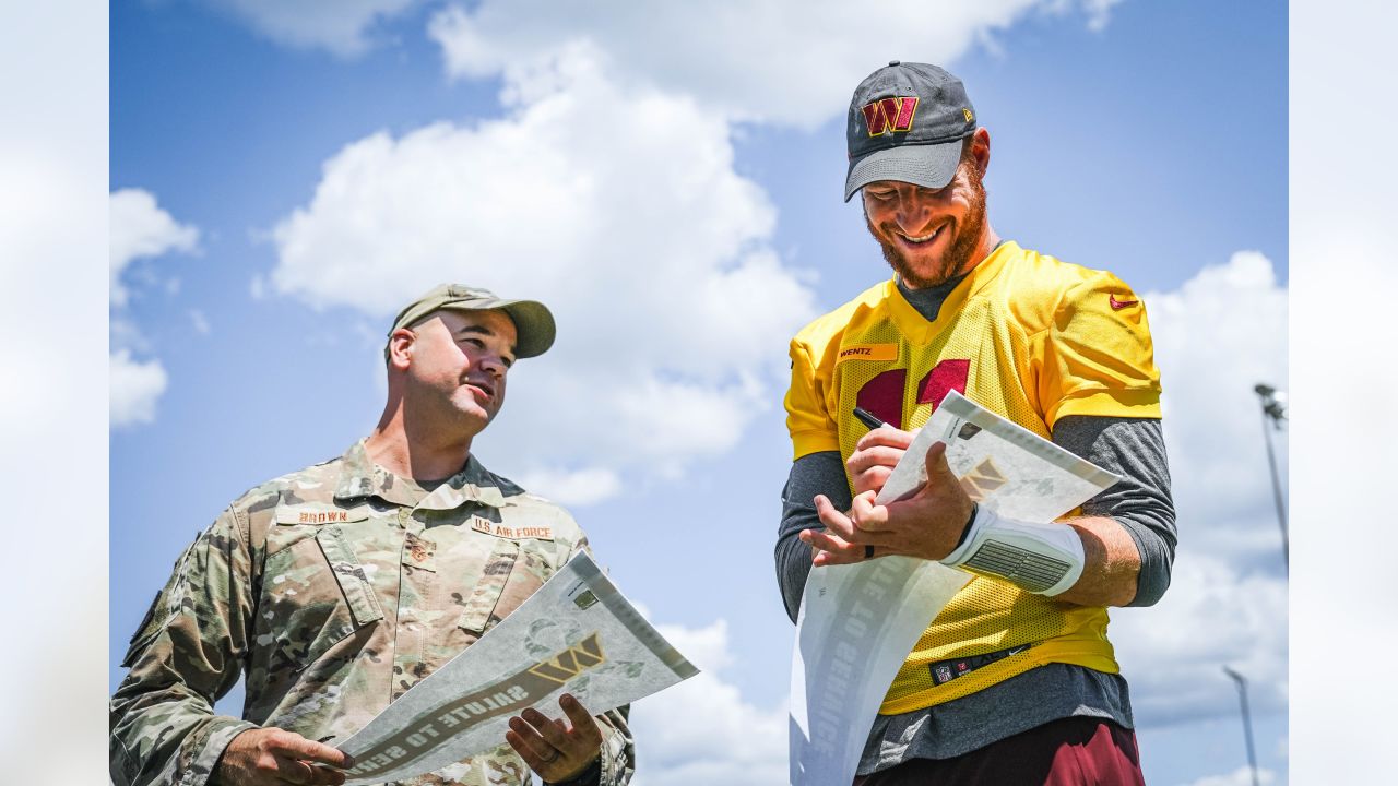 Earlier this week we held another @NFL #SaluteToService Boot Camp with the  Washington @Commanders, where active duty military were invited…