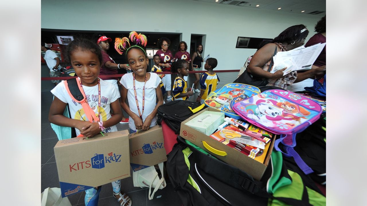 Washington Redskins Charitable Foundation Holds Second Annual Back To  School Fair