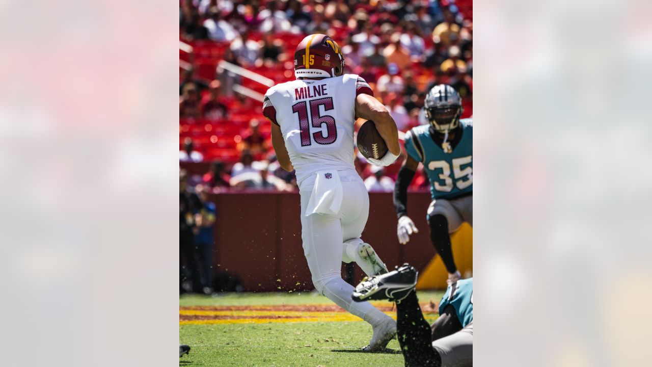 August 13, 2022 : Washington Commanders wide receiver Dax Milne (15) during  the preseason game between the