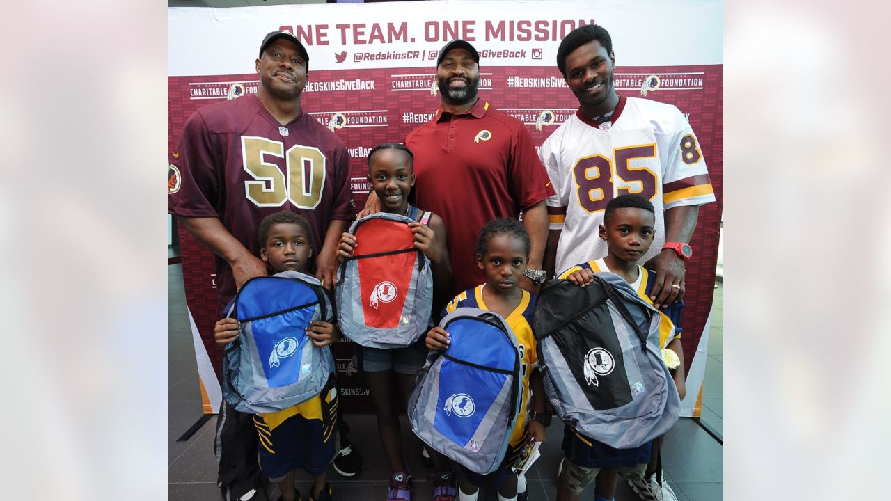 Washington Redskins Charitable Foundation Holds Second Annual Back To  School Fair