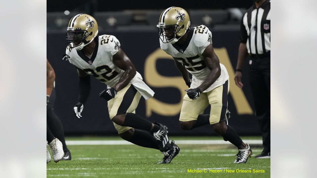 New Orleans Saints fans react to a replay call during the second half of an  NFL football game against the Jacksonville Jaguars, Sunday, Oct. 13, 2019,  in Jacksonville, Fla. (AP Photo/Stephen B.