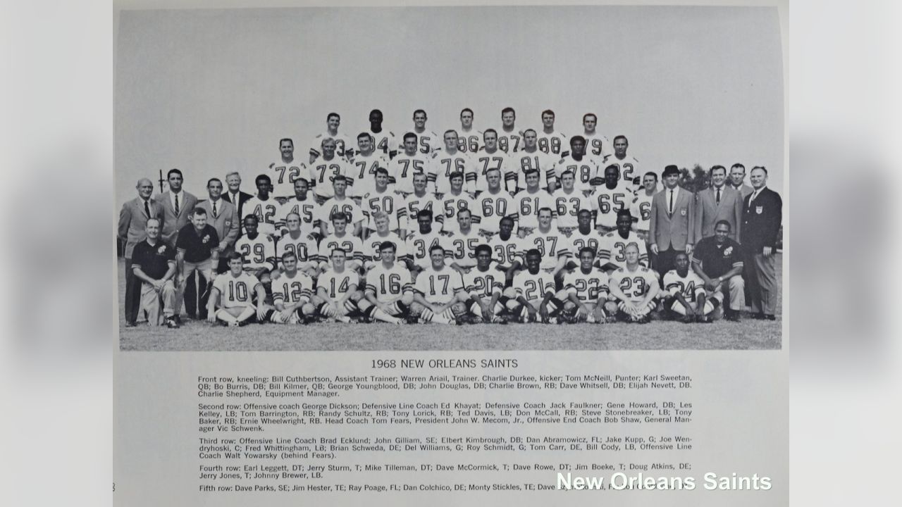 1968 New Orleans Saints Statistics