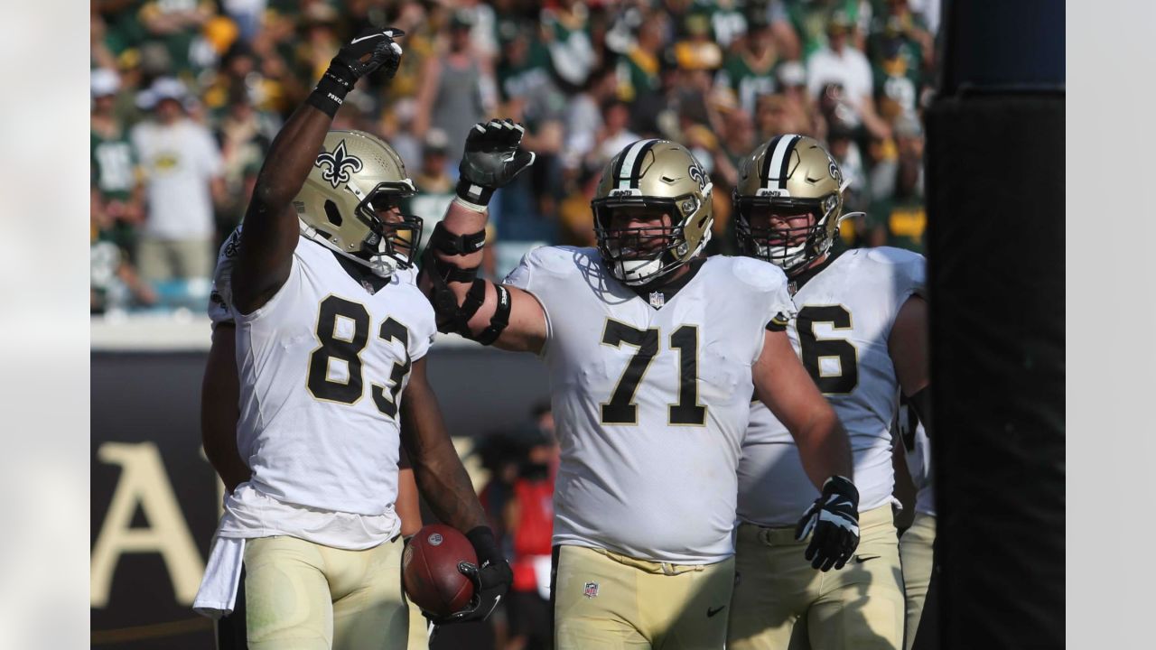 Green Bay Packers cornerback Rico Gafford (37) warms up before an NFL  preseason football game against the New Orleans Saints Friday, Aug. 19,  2022, in Green Bay, Wis. (AP Photo/Jeffrey Phelps Stock