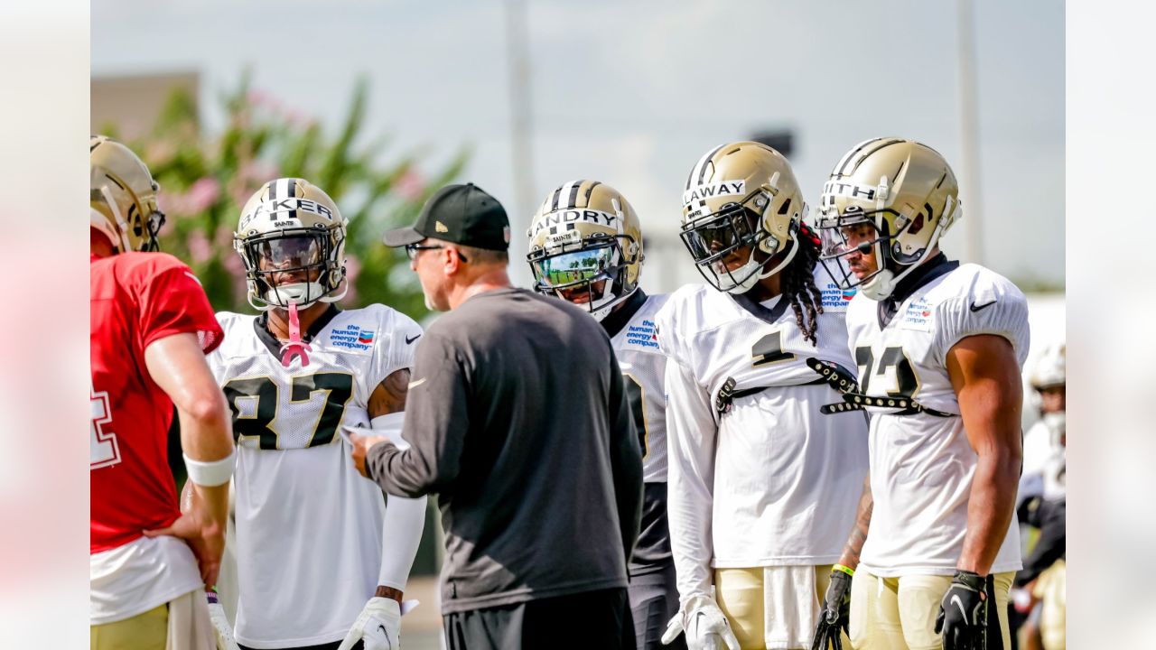 New Orleans Saints quarterback Andy Dalton lights up practice as team  prepares for preseason opener