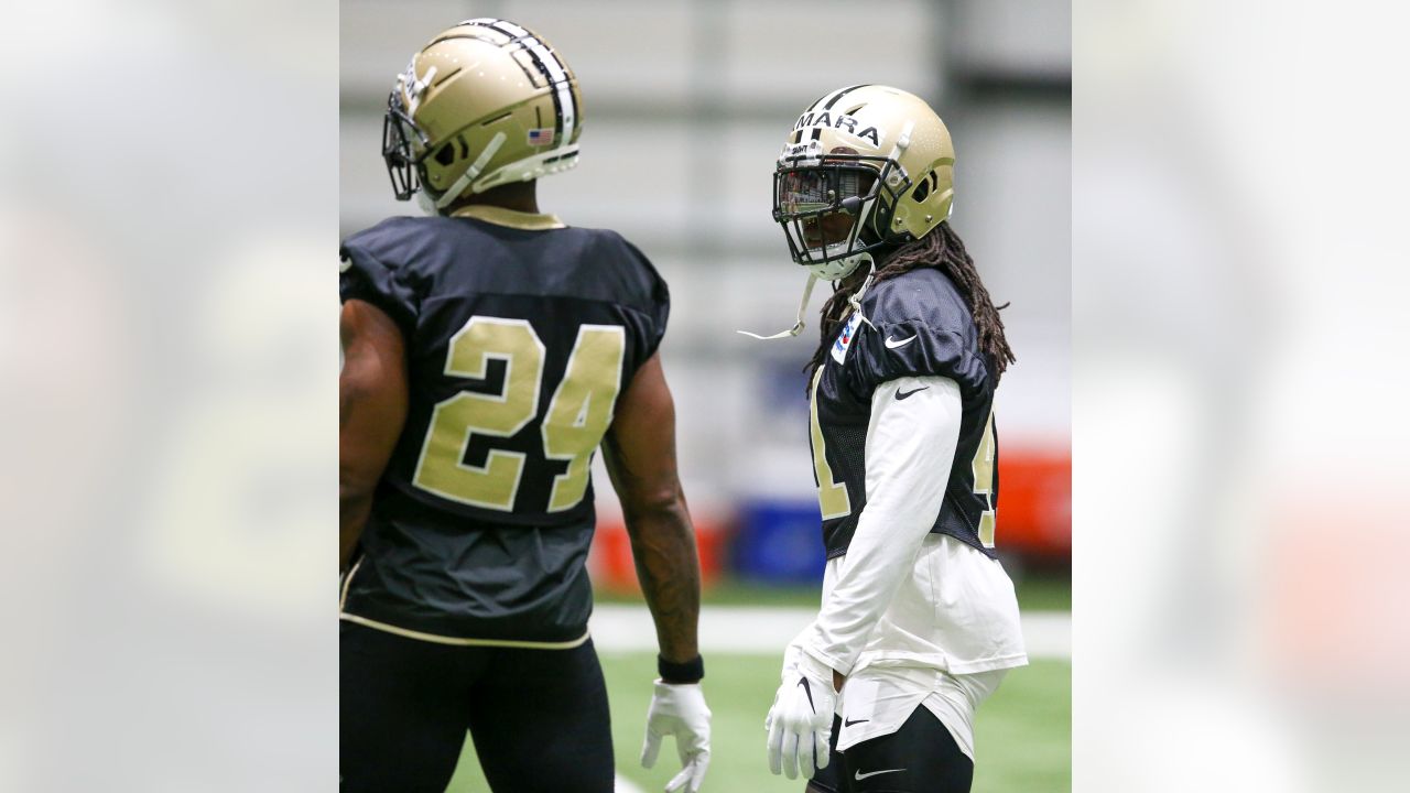 New Orleans Saints wide receiver Chris Olave (12) signs autographs, after  training camp at their NFL football training facility in Metairie, La.,  Saturday, July 30, 2022. (AP Photo/Gerald Herbert Stock Photo - Alamy