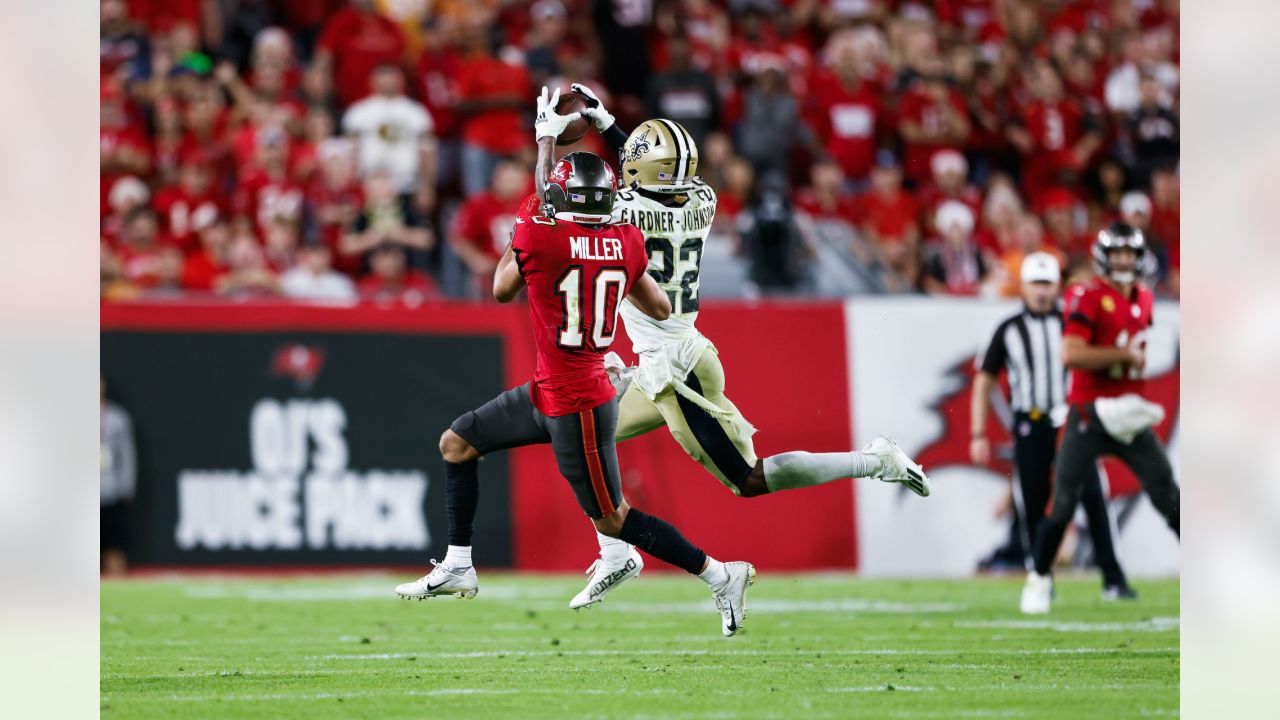 New Orleans Saints Game-Used Football vs. Tampa Bay Buccaneers on December  19, 2021