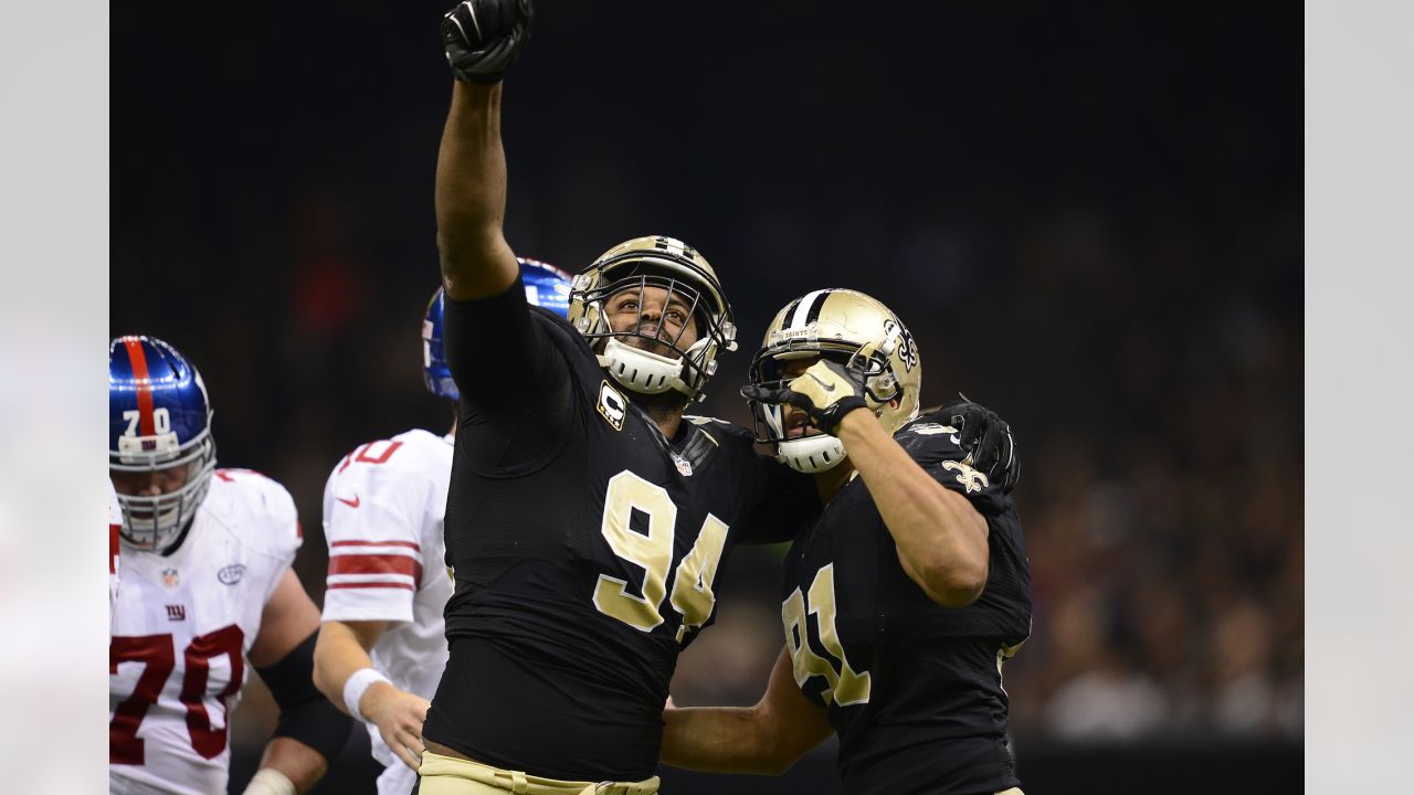 Saints star Cameron Jordan squeezes into dad's Pro Bowl jersey for Steve  Jordan Vikings Ring of Honor induction – Twin Cities