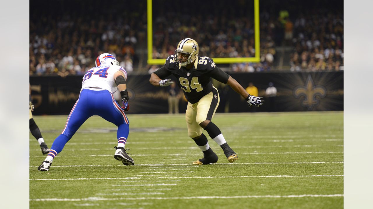 Saints star Cameron Jordan squeezes into dad's Pro Bowl jersey for Steve  Jordan Vikings Ring of Honor induction – Twin Cities