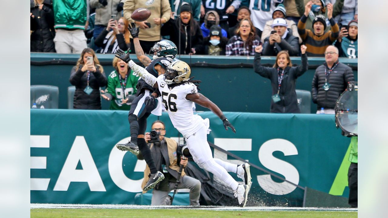 New Orleans Saints safety Tyrann Mathieu (32) in action during the NFL  football game against the Philadelphia Eagles, Sunday, Jan. 1, 2023, in  Philadelphia. (AP Photo/Chris Szagola Stock Photo - Alamy