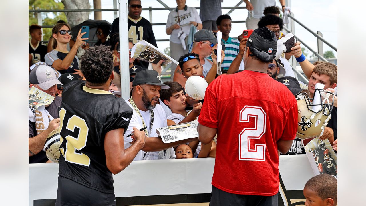 Saints Fans Enjoy Practice @ Superdome